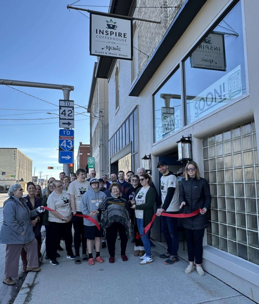 Ribbon Cutting Inspire Coffeehouse