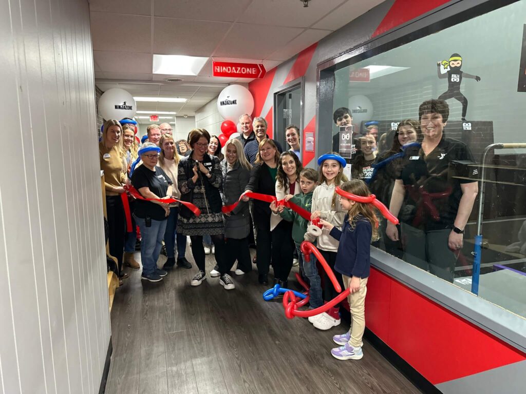 Ribbon Cutting YMCA Ninja Zone